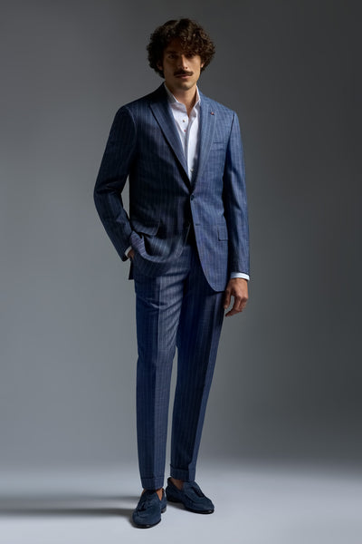 Sanita Suit 46 / Navy Pinstripe
