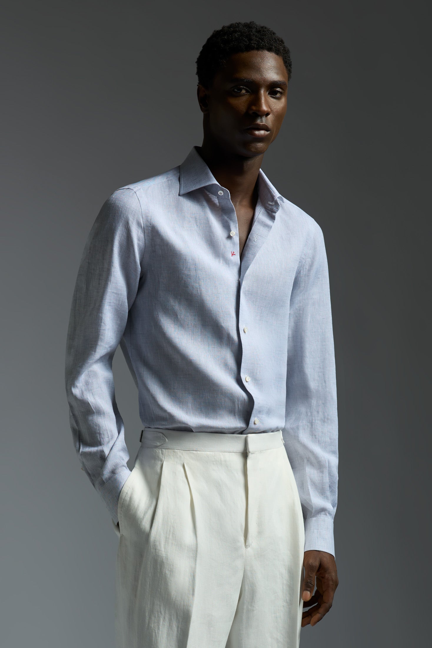 Linen Milano Mix Shirt – ISAIA Napoli